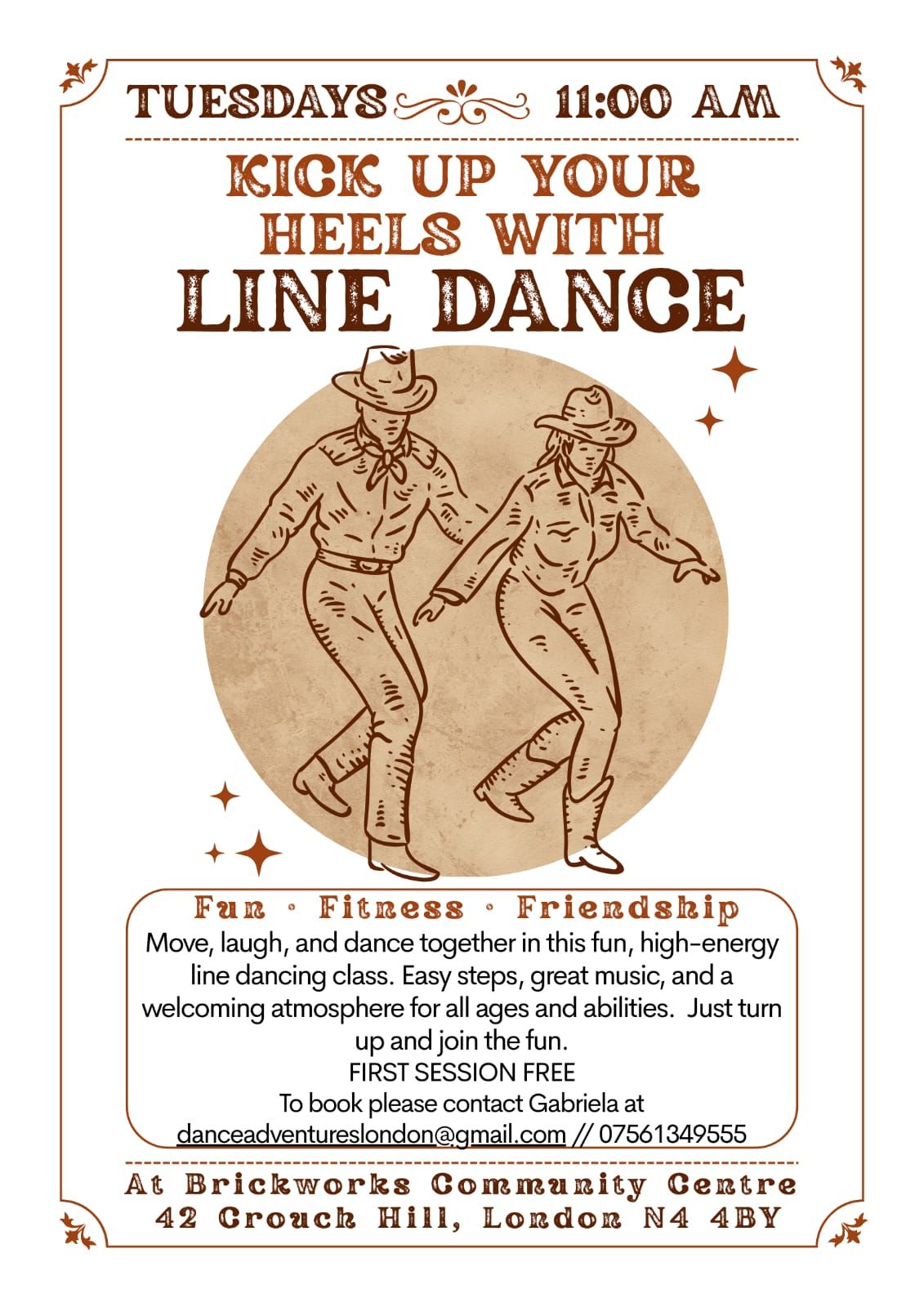 Line Dancing Poster-Flyer (old version)
